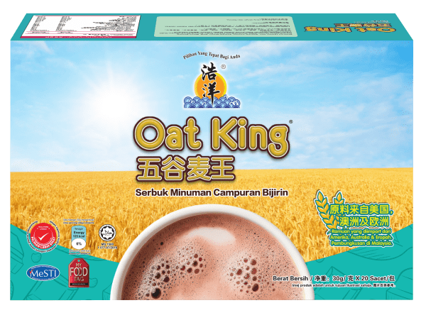 (Chocolate Flavour) Oat King Sachet 600g  30g x 20 Sachet